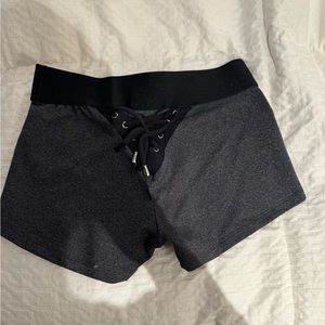 Bombshell sportswear lace up back shorts